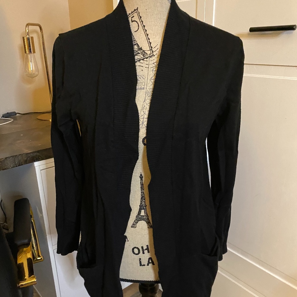 Black Knit Cardigan